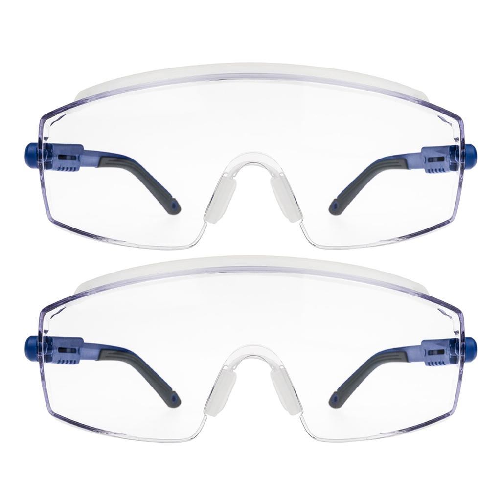 2PCS VOPHA Anti-fog and dust safety glasses scratch-resistant for outdoor activities unisex