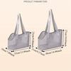 Breathable Cat Handbag Foldable Design Large Capacity Cat Carrier Sling Bag Lightweight Comfortable Dog Shoulder Bag For Rabbits