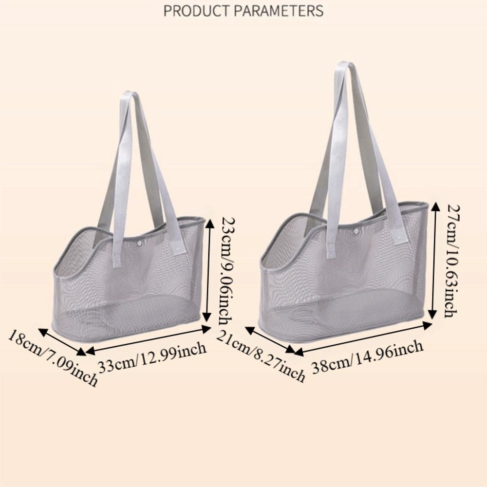 Breathable Cat Handbag Foldable Design Large Capacity Cat Carrier Sling Bag Lightweight Comfortable Dog Shoulder Bag For Rabbits