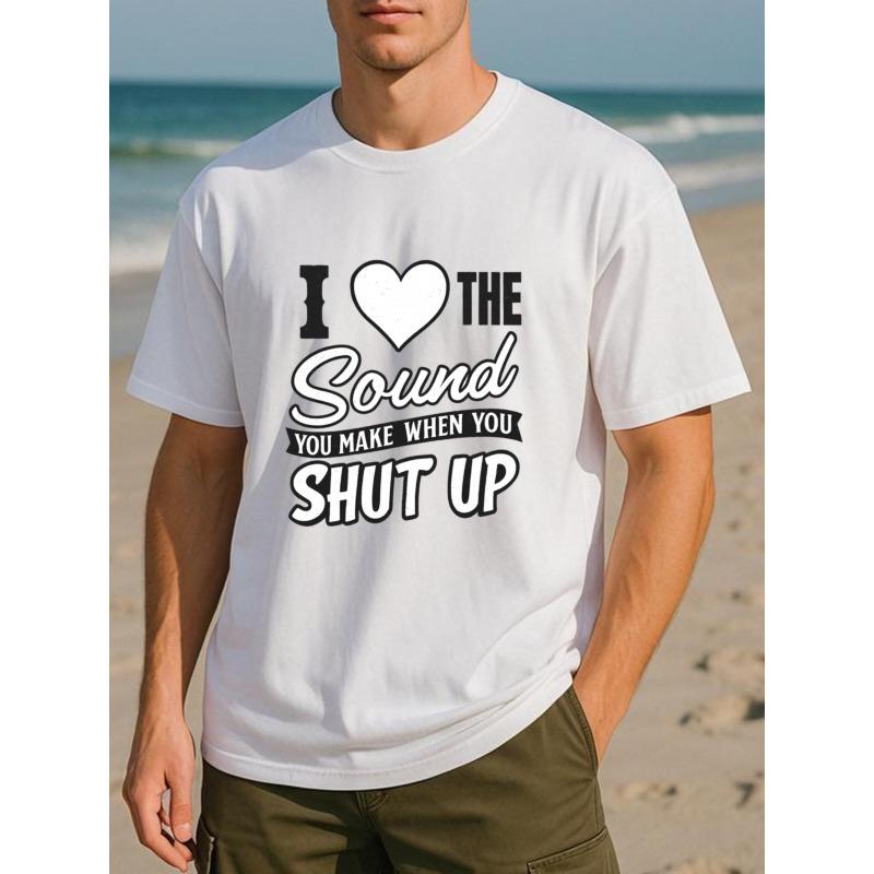 European Size Men'S Print Short-Sleeved T-Shirt | High-Quality Pure, Trendy All-Season Top, Medium Elasticity, Casual and Fashionable Style