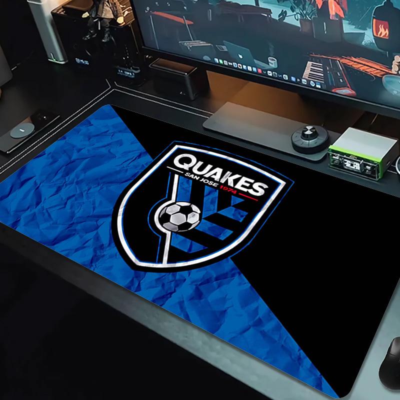 San Jose Earthquakes Color Mouse Pad Large Gaming Table Cushion Non-slip Laptop Tablet Big Mousepad XXL Mat Mini PC Playmat With Lock edge