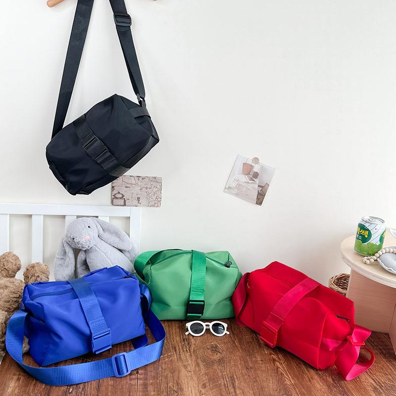 Stylish Boys Crossbody Bag Large Capacity Canvas Shoulder Bag For Kids Outdoor