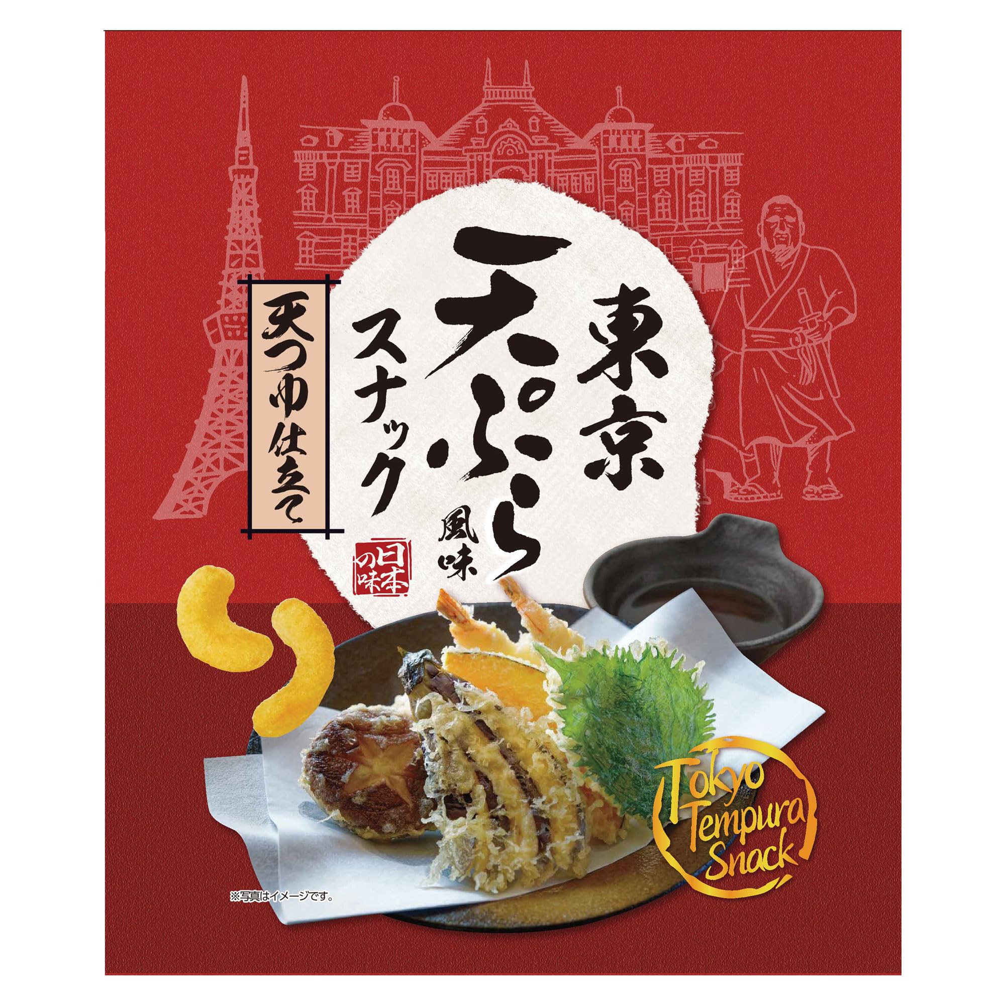 

Nippo tempura flavored snack 45g x 12 bags