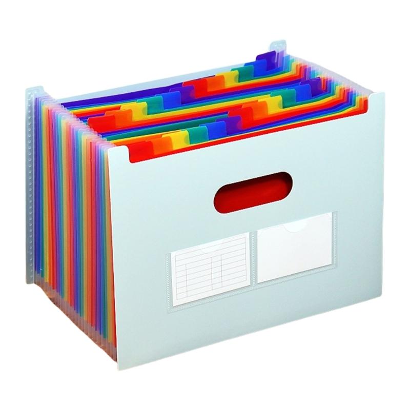 A 4 Multi-Layer Document Storage Bag Accordions File Folder Expanding File Organiser School Office Supplies