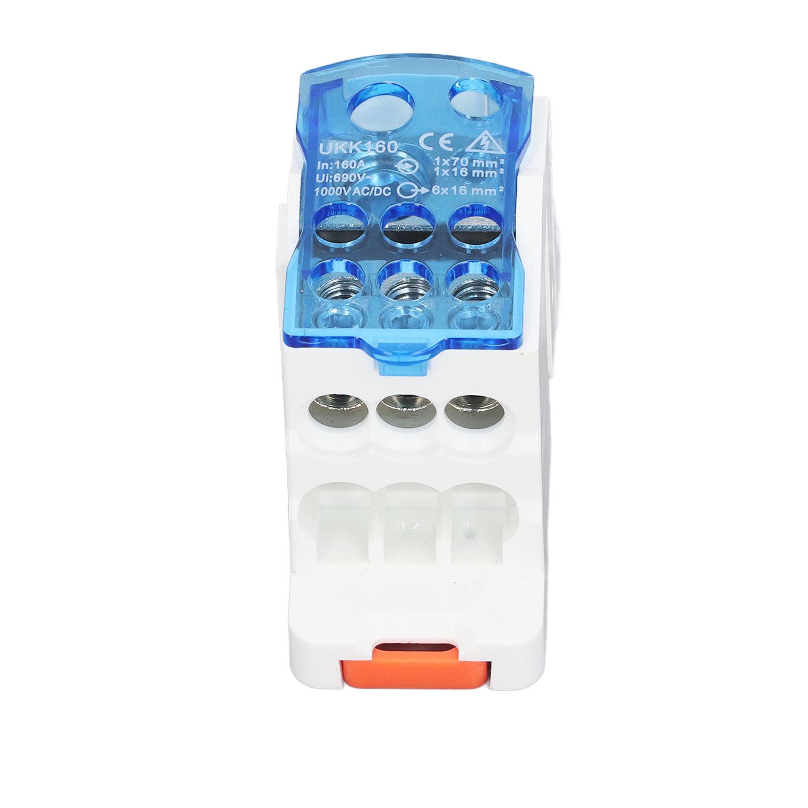 

UKK160 Клемна коробка Монтаж на DIN-рейку Однополюсна Електрична розподільна коробка для з єднань