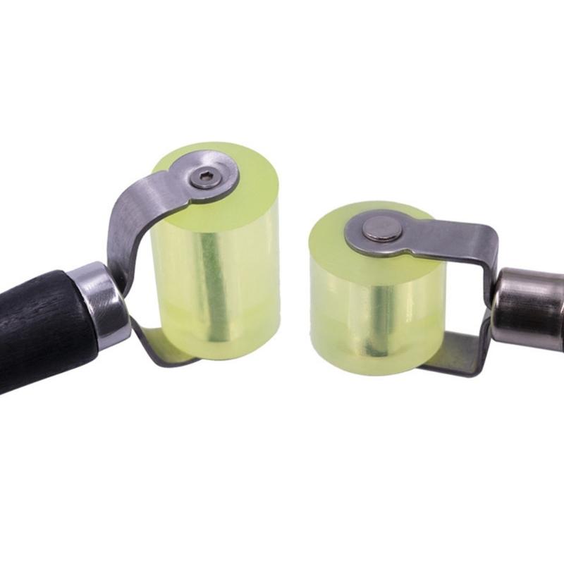 2Pcs Auto Soundproofing Wheel Rollers With Silicone Coating And Ergonomic Design Suitable for Motorcycle Vehicle Sound