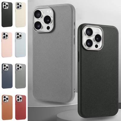 Fashion Soft Leather Pattern Cover for iPhone 16 15 Pro Max 14 Plus 13 12 11 Pro X XR Xs Max SE2 SE3 7 8 Plus Case Silicone TPU Phone Cases