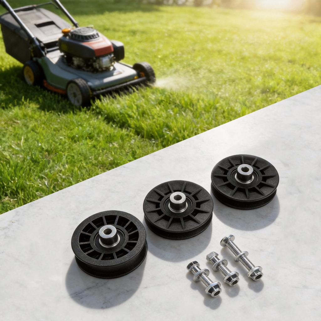 Idler Kit for Riding Mowers Includes Vgroove and Flat Idlers Compatible with PB20H46LT PB22H42YT and Other Models