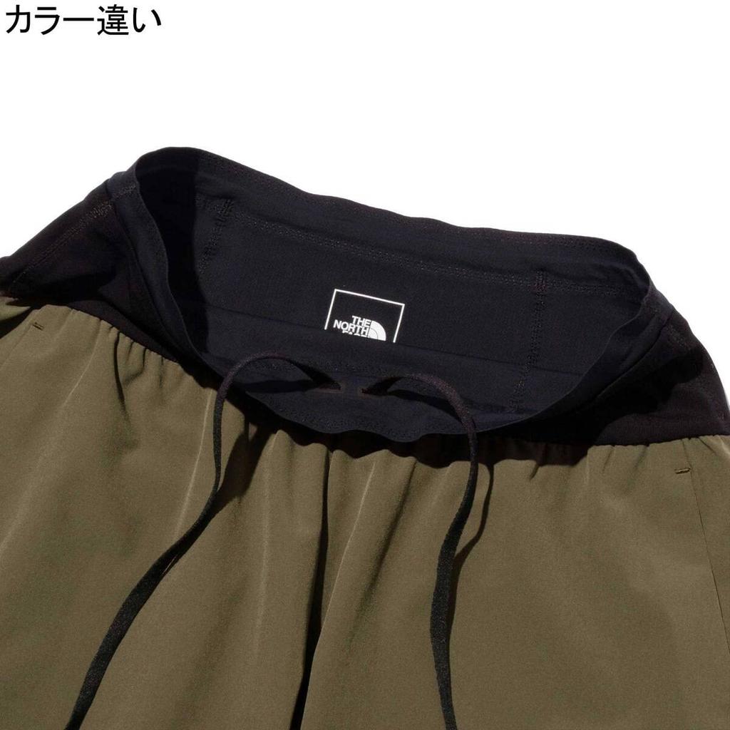 North Enduris Racing Shorts Water Repellent Stretch Lightweight Running Black S [The Face] Men's
