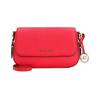 Bedford Solid Color Letter Logo Leather Shoulder Bag Women's Red