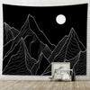 Beautiful tapestry room decoration abstract mountain view home wall hanging background cloth