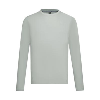Explor UPF Sun Protection Outdoor Sports Simple Solid Color Breathable Running Long Sleeve T-Shirt Men Tops Titanium-Gray 6009205-069