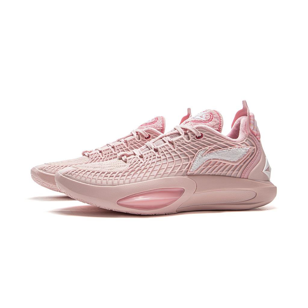 New LiNing JB3 Anti Roll over Coverage Low Top Basketball Shoes Men's Light Pink ABAU107-13
