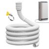 New Dehumidifier Drain Hose, 9.8Ft/13Ft Flexible Drain Hose With Cuttable Rubber Adapter And Connect Clamp, Hose Replacement