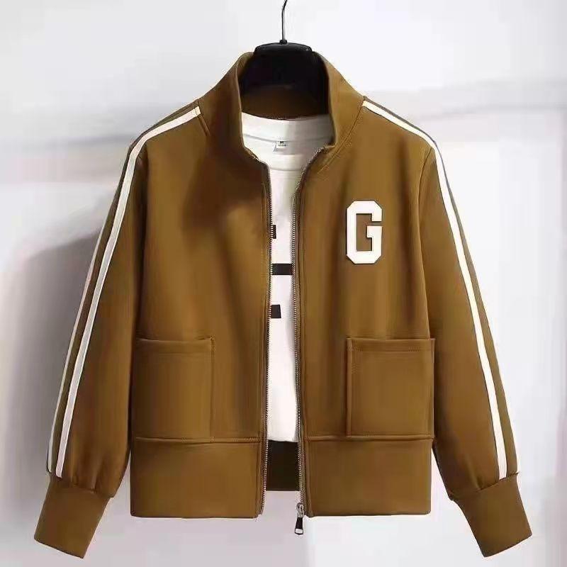 

Весняна жіноча модна коротка повсякденна куртка-кардиган S хакі