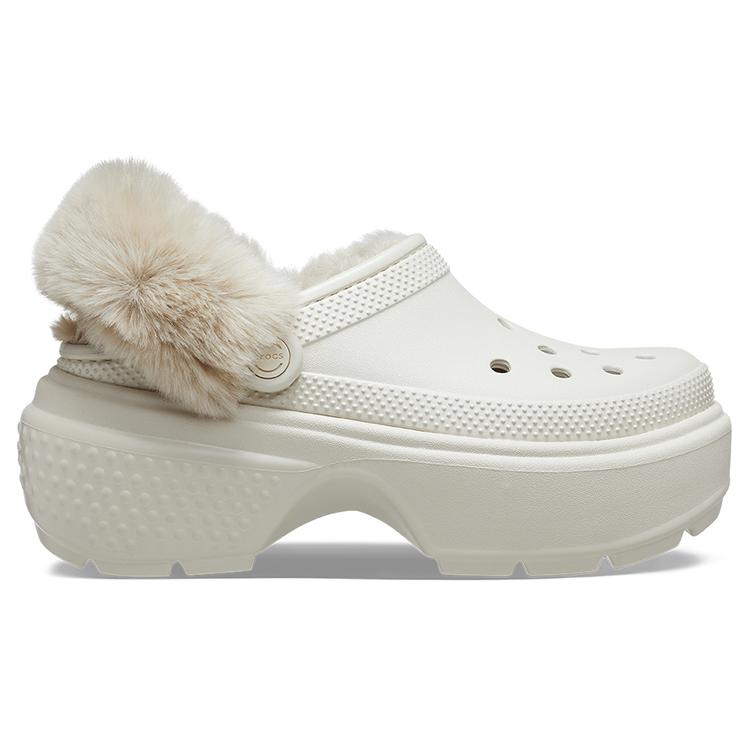 Crocs Stomp Lined Clogs 'White' 208546-160