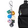 Charm Keychain Backpack Dice Pendant Bag Jewelry Pendant Fashion Decoration For Mobile Phone Travel Daily Men Women Backpack