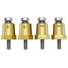 Brass Battery Terminal Charging Posts, Amper Battery Post Adapters (+/-)