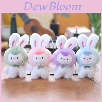 Adorable Plush Bunny Keychain Cute Rabbit Bag Charm Soft Stuffed Animal Doll