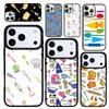 Capa Case for iPhone 17 Air 16 Pro Max 15 Plus 11 13 Mini 14 12 Back Phone Cover Baking Cooking Utensils Chef Pattern