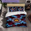 West Ham United Calcio Set Biancheria da Letto 3 Pezzi Morbido Set Copripiumino con Federe Set Decorazione Camera da Letto per la Casa