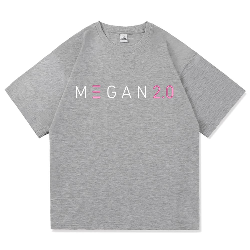 Horrorfilm M3GAN 2.0 T-Shirt 2025 Mode Halloween Retro Herren-/Damenbekleidung Vintage Harajuku Hochwertige Oberteile Baumwoll-T-Shirts
