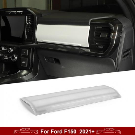 Dash Co-pilot Dashboard Storage Frame Panel Trim Cover For Ford F150 + White