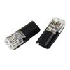 Clip Cable Clamp Terminal Automatic Double Head PVC Wire 10A 10Pcs 21.8*9.8*6.15mm 2pin 300V Connection Connector