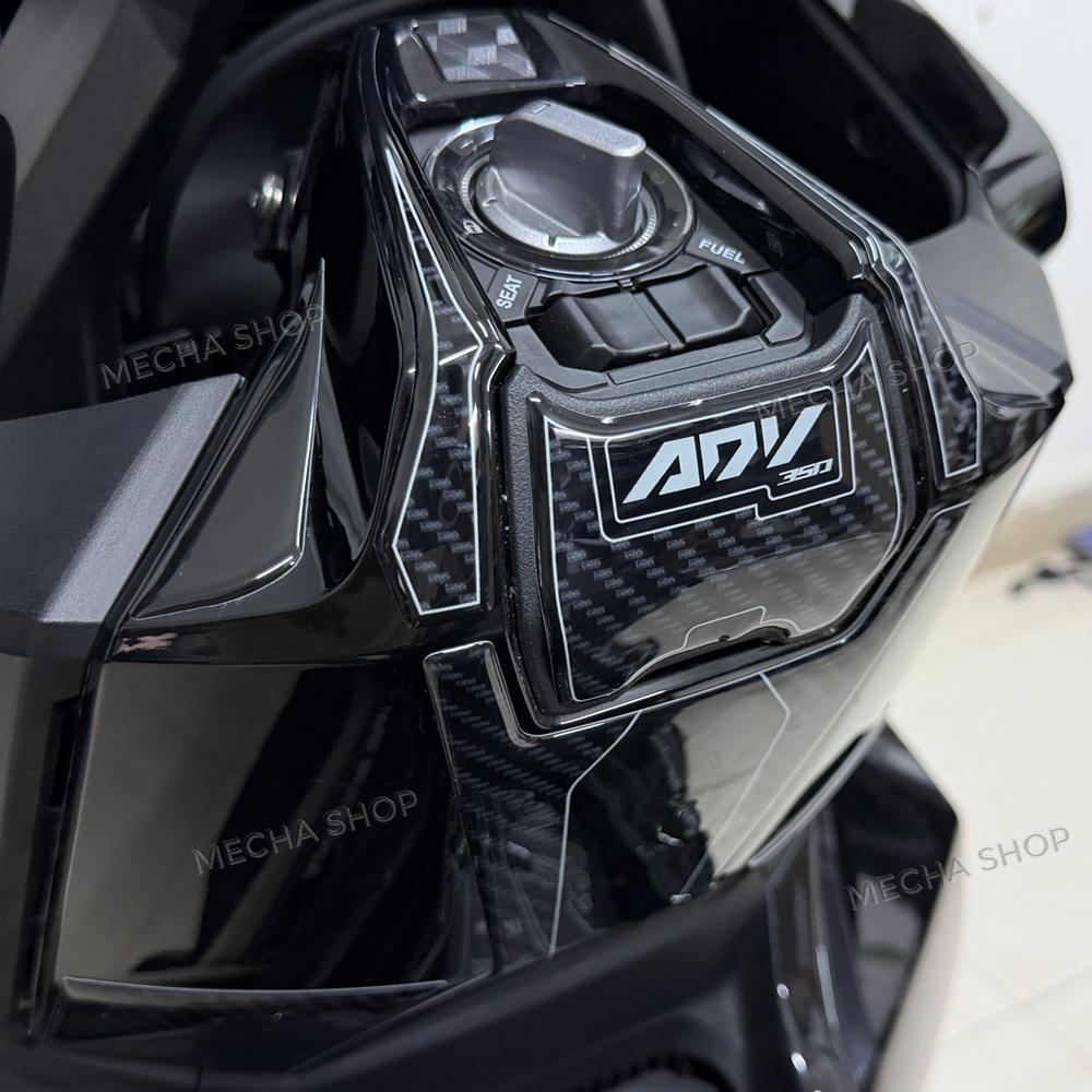 Motorcycle Ignition Protection 3D Resin Stickers for ADV 350 2025 Accessories ADV350 Stickers Fairing Decals Tank Pad Kit