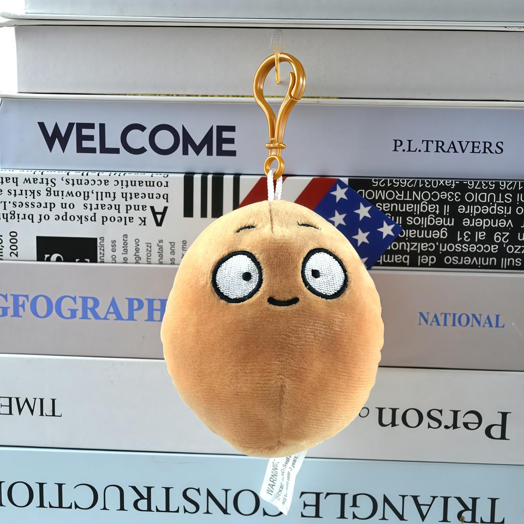 2025 New Style Plants vs Zombies Plush Pendant Cute SunFlower Peashooter Chomper Bag Keychain Decoration Stuffed Doll Kids Gift