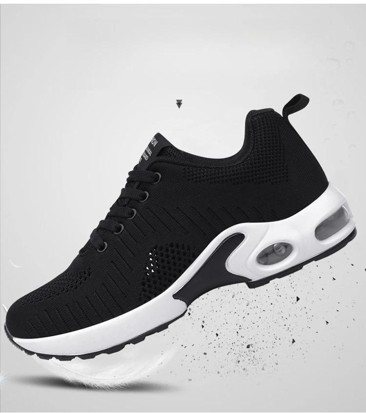 new mesh woven women's shoes Korean version versatile and comfortable casual shoes women's plus size sports shoes