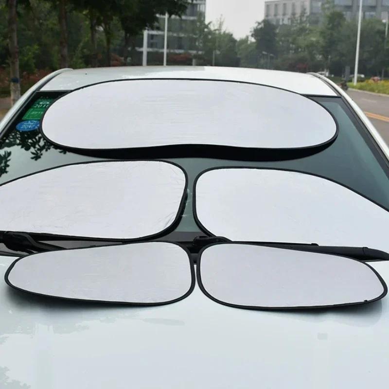 Auto Fenster Sonnenschutz Abdeckung Sonnenschutz Windschutzscheibe Visier Protector Windschutzscheibe Klapp Auto UV Schutz Vorhang Styling Zubehör