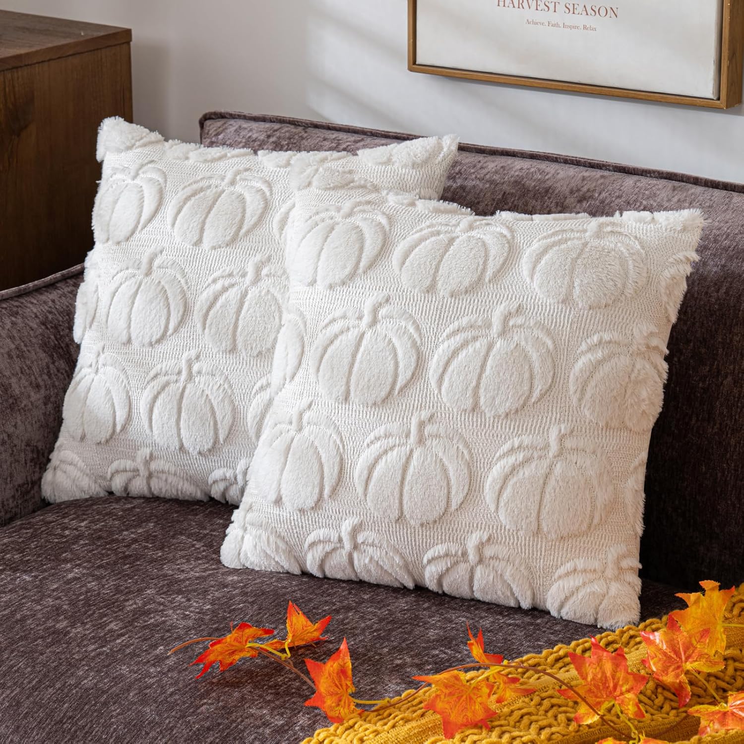 Chenille Kussenhoezen Groen Zacht Effen Kussenhoes voor Bank Woonkamer Pluche Accent Lente Kussenhoezen voor Huisdecoratie 45x45cm