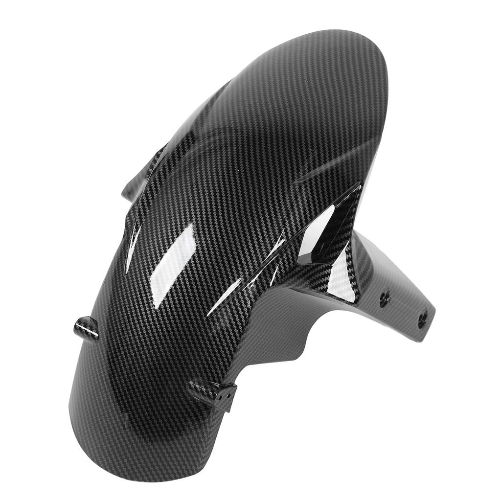 Motorcycle Front Mudguard Carbon Fiber Style Shockproof Wheel Splash Fairing Mud Flap for ZX‑6R 2019 to 2023
