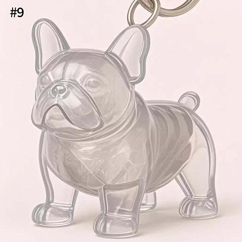 Cat Dog Hair Memorial Storage Case Keychain My Pet's Fur Container Collector Capsule Keyring Souvenirs DIY Keychains Accessories
