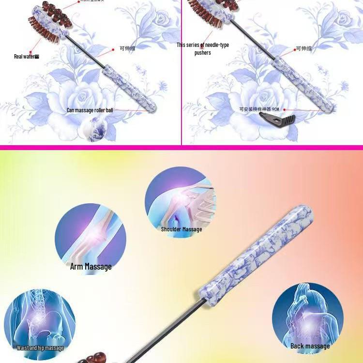 Multifunctional Massage and Fitness Hammer for Meridian & Back Health