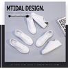 Zapatillas de Moda Blancas de Tacón Bajo para Mujer Primavera/Otoño 2025 - Tacón Plano, Estilo Deportivo Casual