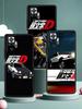 Initial D Car Phone Case Cover for Redmi 14C 10C Note 15 14 13 12 10 11 K40 Pro Plus 5G Soft TPU Shockproof Shell Fundas Capas