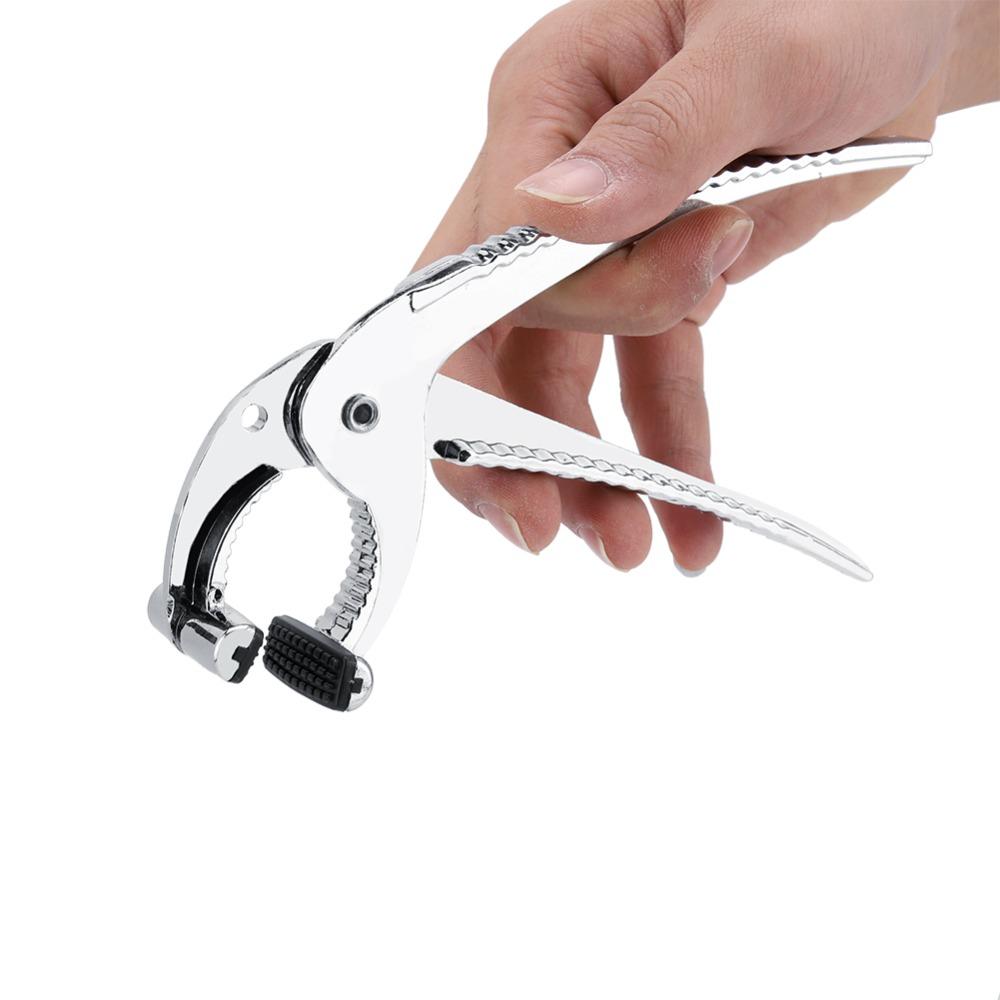 Non-Slip Handle Oven Clip Pliers Zinc Alloy Hot Pot Gripper Durable Oven Grip Grabber For Oven Use