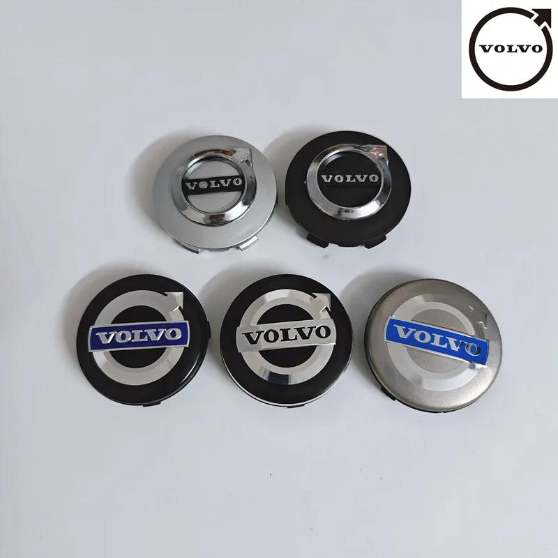 4 PIEZAS 62 mm/64 mm es aplicable a Volvo V70S40XC90S60LS70XC60V40V50 Logo de Volvo para la tapa central de la tapa de buje de rueda de automóvil.