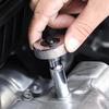 1/4" 3/8"1/2" Drive Palm Ratchet Wrench Set Reversible Ratcheting Finger Socket Driver Stubby Thumbwheel Ratchet for Tight Space