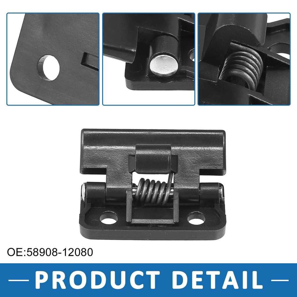 A ABSOPRO Center Console Lid Latch Armrest Lid Latch Cover 58908-12080 58908-32020 Door Lock