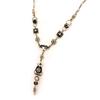 Les Trésors De Lily [D7888] - Designer Necklace 'Hime' Gray