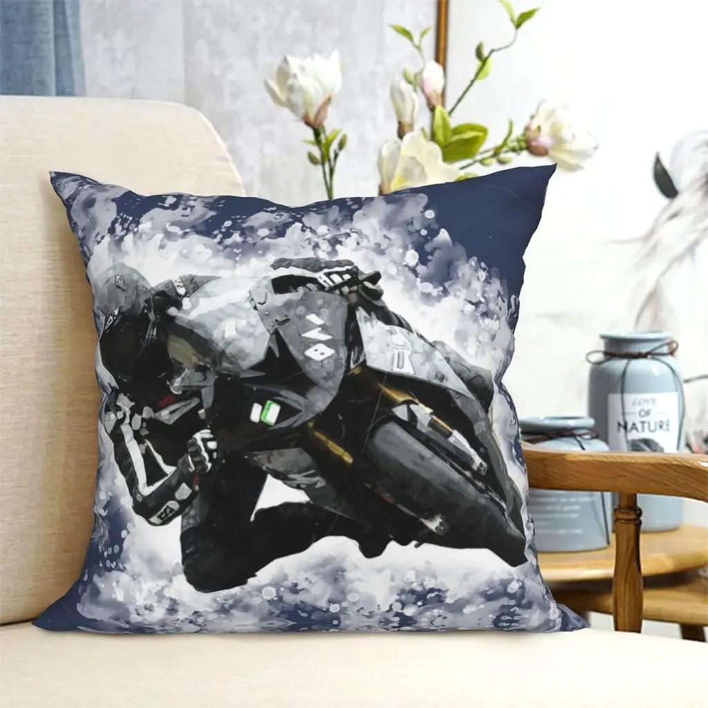 Motorcycle Style Pillowcase Decoration Sofa Pillow Room Home Decor