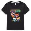New Game Super Kitties Kids T-shirt Summer Cotton Short Sleeve Tops Y2k One Piece T Shirt for Kids Boy 10 Years Girls Clothes Anime T-shirt