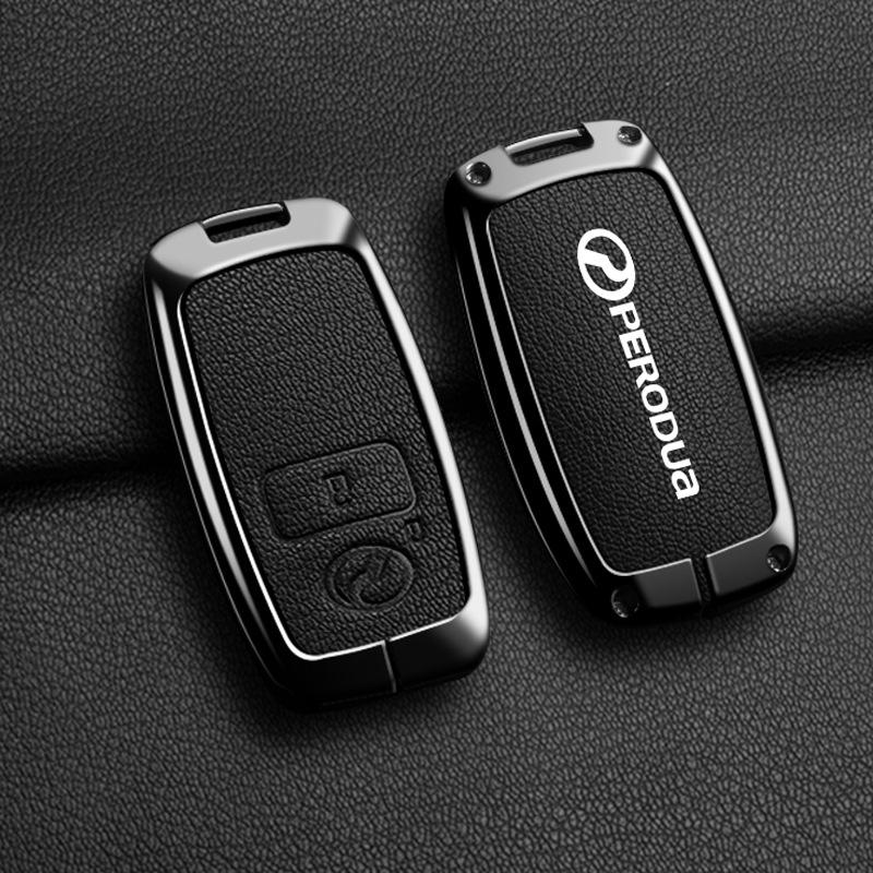 Suitable for Beilu big key case Car PERODUA Toyota remote control car Key case to protect men and women Metal case