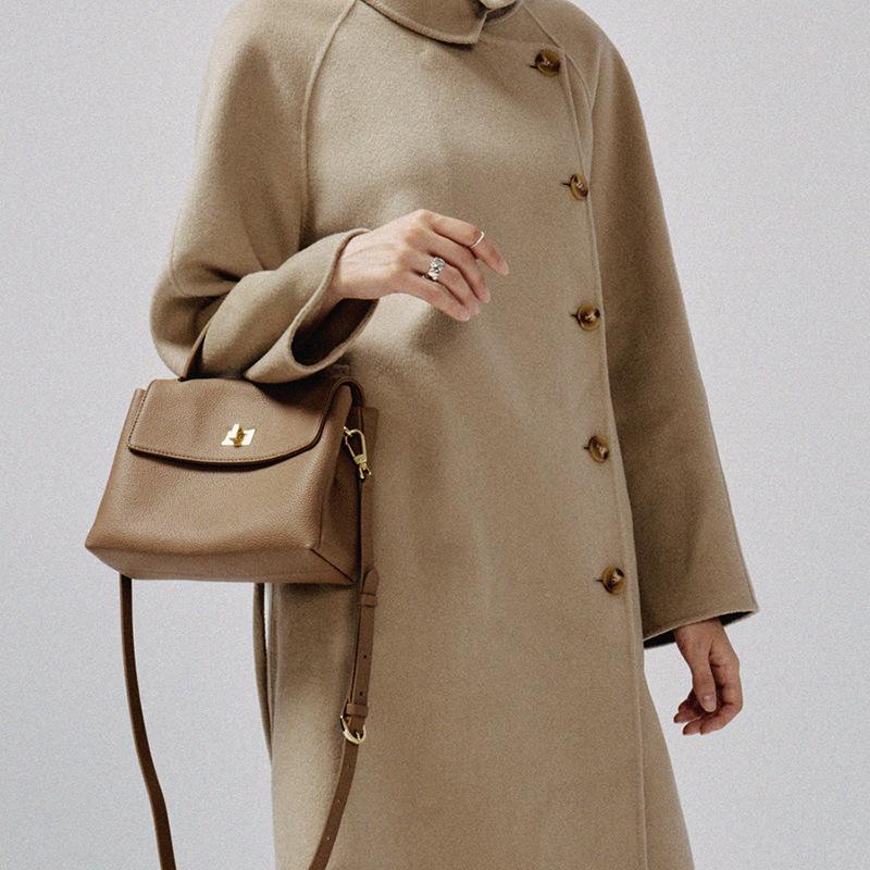 Fashion Small Square Bag Women's Top Layer Cowhide Spring/summer Shoulder Cross Bag Genuine Leather