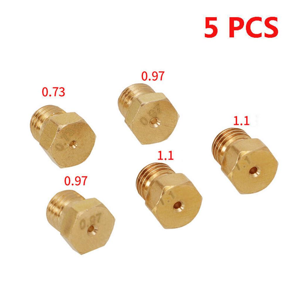 5pcs Metal Convenient And Reliable Stove Burner Set For Stoves Natural Hob LPG Conversion Kits Injectors Set