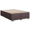Vidaxl Letto Continentale Con Materasso, Marrone, Tessuto, 140X190 Cm