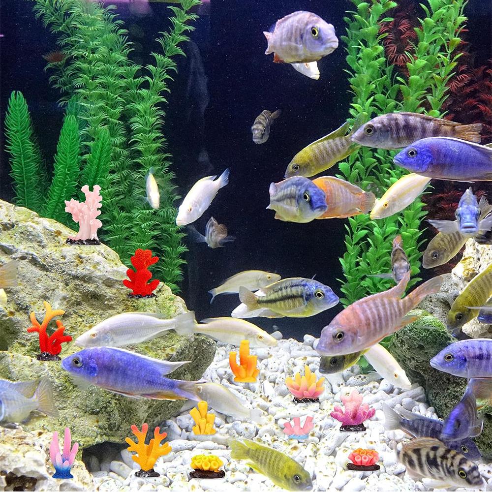 Mini Fake Resin Coral Reef 24pcs for Micro Landscape Decors